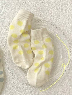 Yellow Spotty Socks
