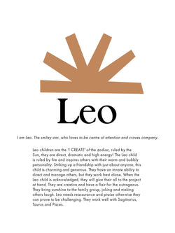 Star Sign Print - Leo
