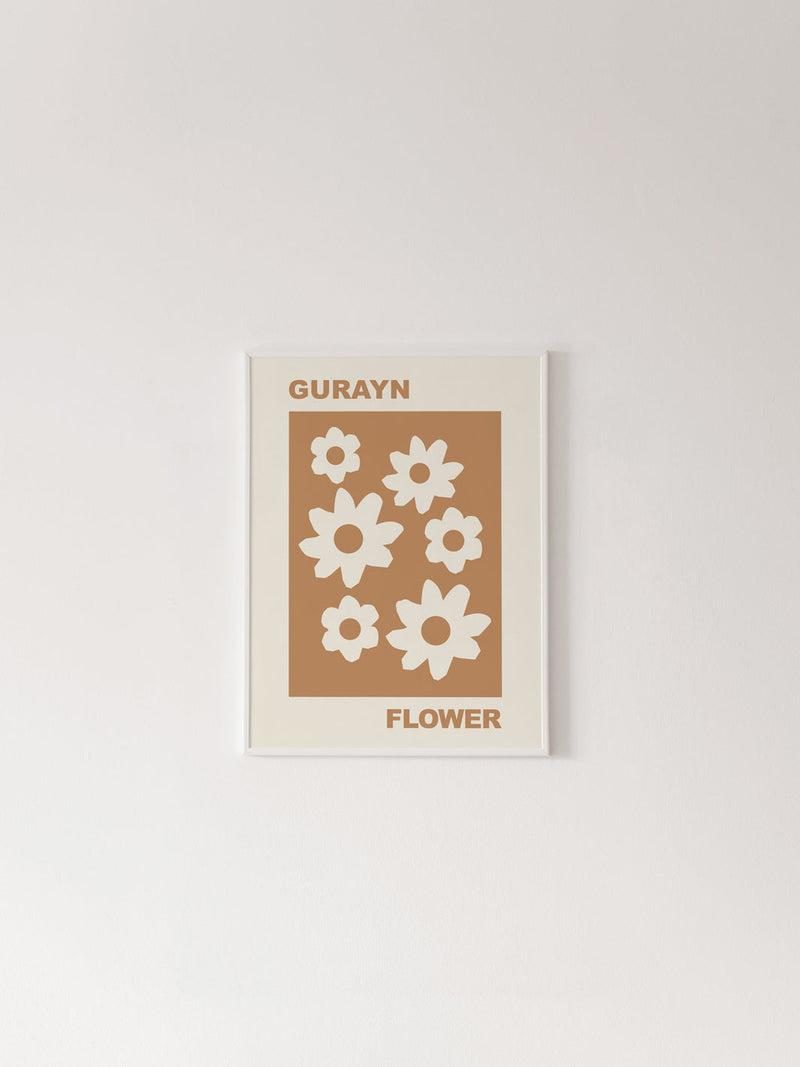 The Gamilaraay Collection - Earth and Cream Gurayn Flower Print