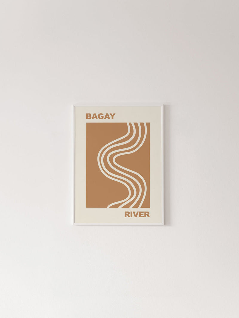 The Gamilaraay Collection - Earth and Cream Bagay River Print
