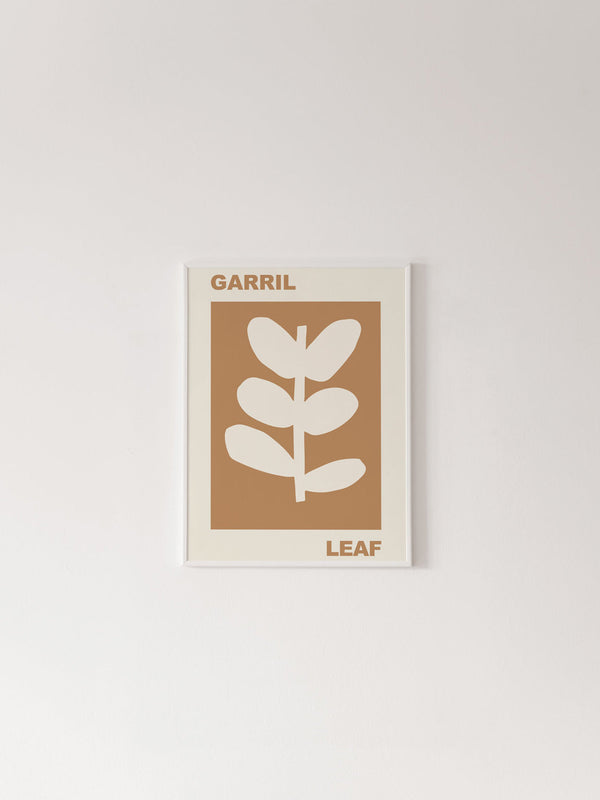The Gamilaraay Collection - Earth and Cream Garril Leaf Print