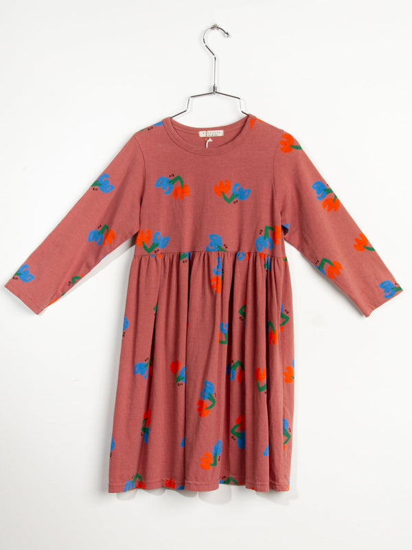 Duson Flower Dress in Burgundy
