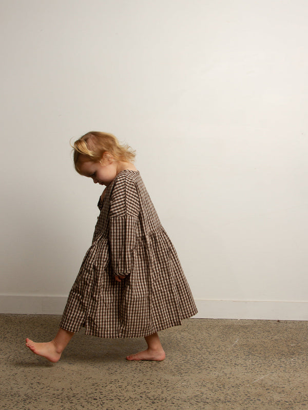 Gingham Button Down Dress