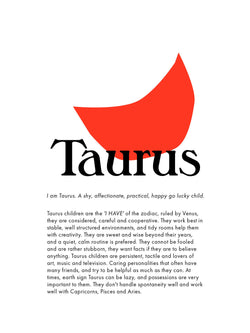 Star Sign Print - Taurus