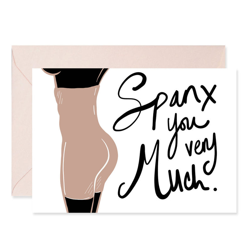 Spanx You Very Much Card