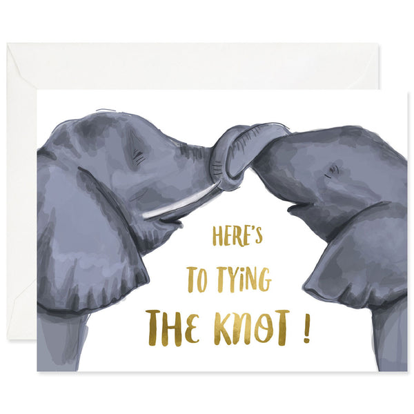 Knotty Elephants Card